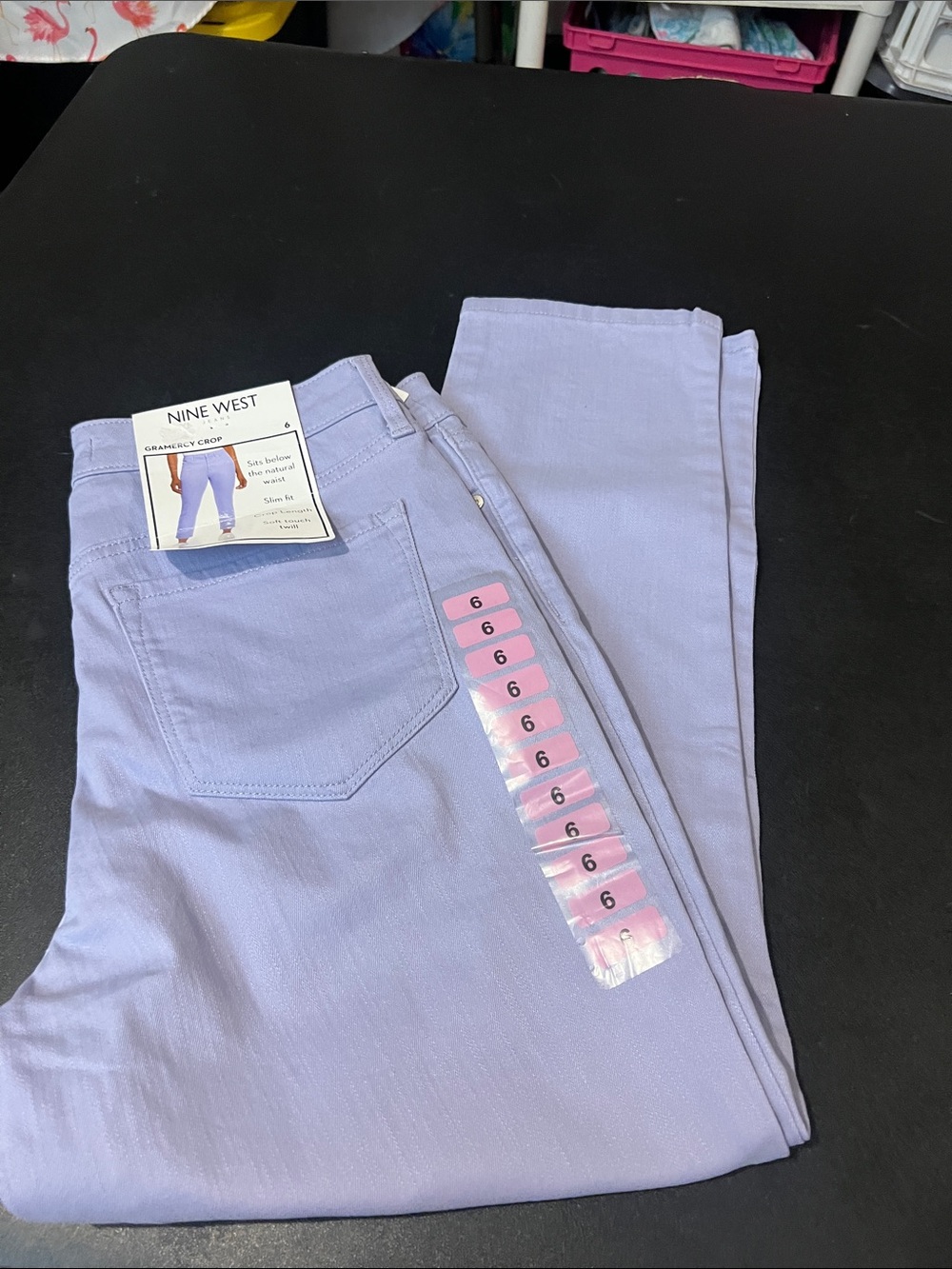 Nine West Lavender Cropped Jeans - Light Purple